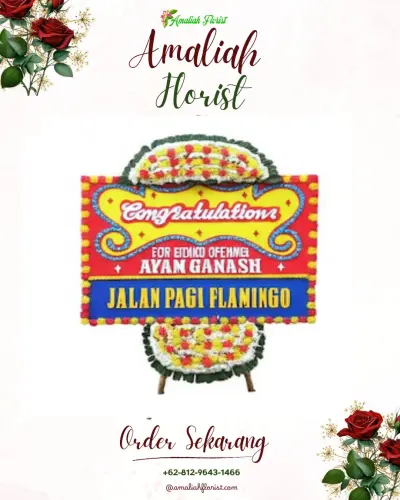 Bunga Papan Congratulation di Sakurjaya